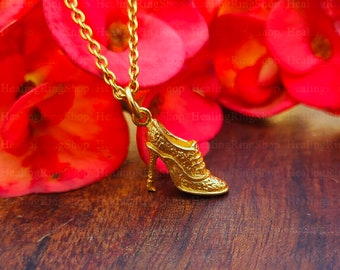 Collana con ciondolo a forma di scarpetta di Cenerentola di Pandora, collana Disney placcata oro