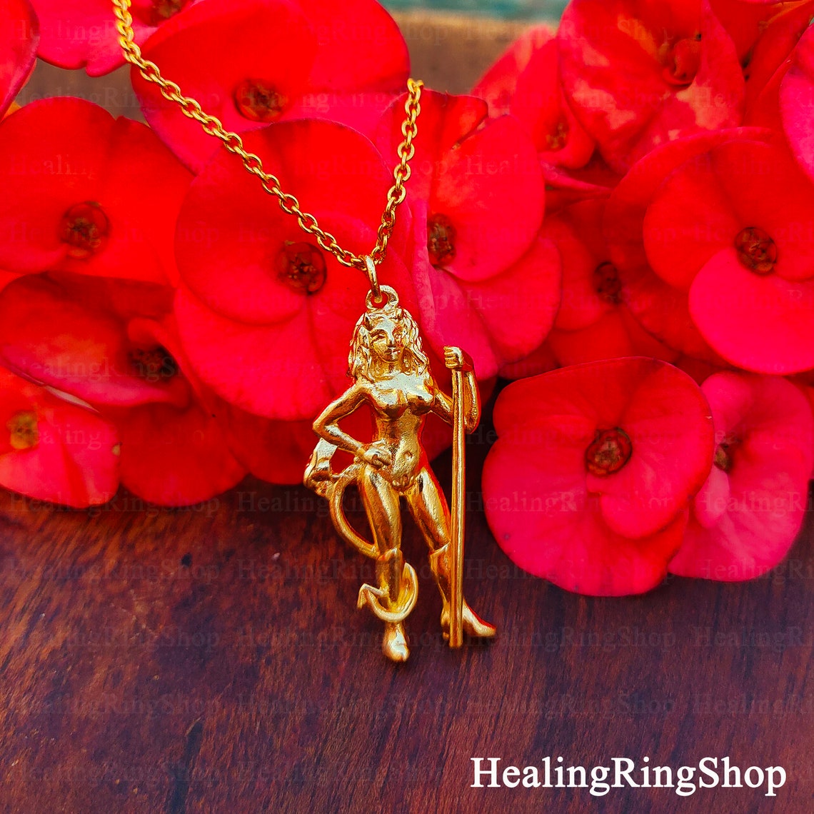 Devil Demon Lilith Pendant Gothic Nude Beauty Pendant Nude - Etsy