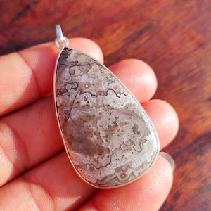Crazy Lace Agate Pendant, 925 Sterling Silver Pendant, Crazy Lace Agate Gemstone Pendant, Handmade Pendant, Lace Agate Jewelry, Gift Her