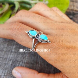 Turquoise Ring, Statement Ring, Designer Ring, 925 Sterling Silver Ring, Handmade Ring, Gemstone Ring, Bohemian Ring, Women Ring, Gift  Her