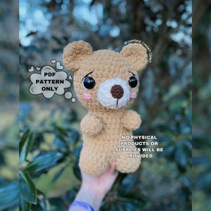 Chonky Bear Amigurumi Crochet PDF Pattern (US Terms Only)