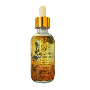 Organic hair growth oil, Fast growth serum, Ayurvedic Scalp and Hair Rejuvenation oil, Herbal follicle stimulator