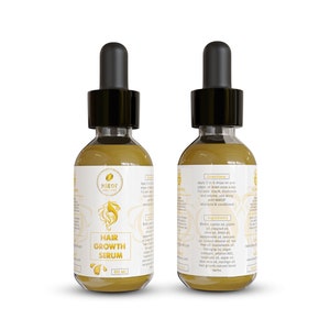 Edges Growth Serum. Best Treatment for Traction Alopecia. Formulated to grow edges, hair line, Increase Hair Density around hair line. 60 ML