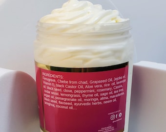 CHEBE Hair Butter, deep conditioning with  Fenugreek - Chebe - Indian Herbs, Aloe vera - Jamaican Black Castor. 8 oz …