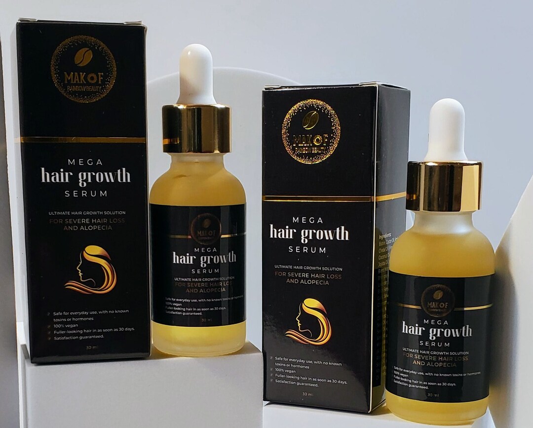 Mega Hair Growth Serum for Stronger, Thicker, Longer Hairnatural Hair