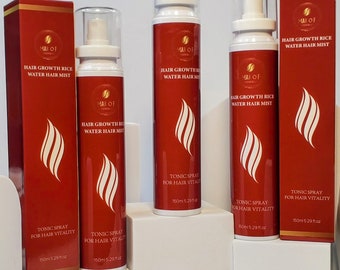 Rice water spray, Fermented Rice Water For Massive Hair Growth, for Thicker, Stronger and long Hair - Moisturizing - Repair - Hydrating.