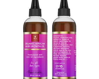 Herbal / Chebe Oil Hair Growth Oil Mix for massive hair regrowth and fuller hairlines