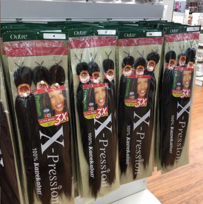 Hair Braiding X-Pression Synthetic Braid  3X PRE-STRETCHED 52 image 1