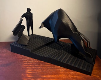 Inspirational Gifts For Him Dune Bull Statue Attreides: Game Room Decor, Sci-Fi and Fantasy Inexpensive Home Statues They Will Cherish