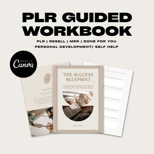 CANVA WORKBOOK simple, plr digital products EBOOK, plr journal, dfy plr , done for you digital products, mrr, life coach