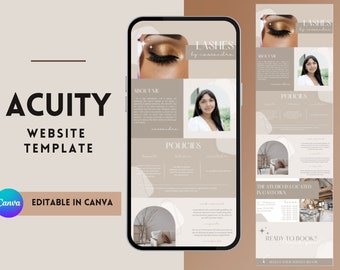 ACUITY scheduling makeup, esthetician acuity booking, minimalist acuity template, acuity schedule temp, simple acuity template