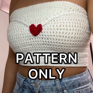 Crochet Heart Envelope Top (PATTERN)