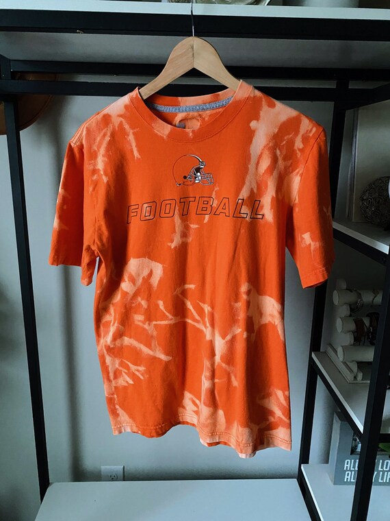 Cleveland Browns Bleach Tie Dye T-shirt 