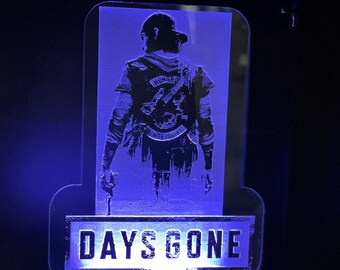 Days Gone Gaming Memorabilia Acrylic LED Lamp with Remote