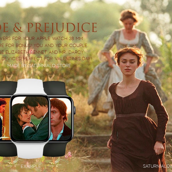 10 Pride and Prejudice (2005) Apple Watch Covers (38mm) (+2 bonus covers free!)