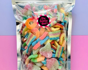 Fizzy Mix, Pick N Mix Pouch, Fizzy Sweets, Sweet Bags, 1kg Pouches, 500g Pouches, Gift For Him, Gift For Her