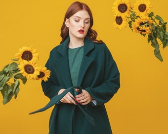 ankle length overcoat