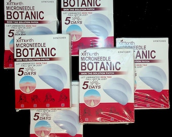 MICRONEEDLE BOTANIC Skin Tag & Acne Patch 9 Stück Haut-Tag-Entferner Patches