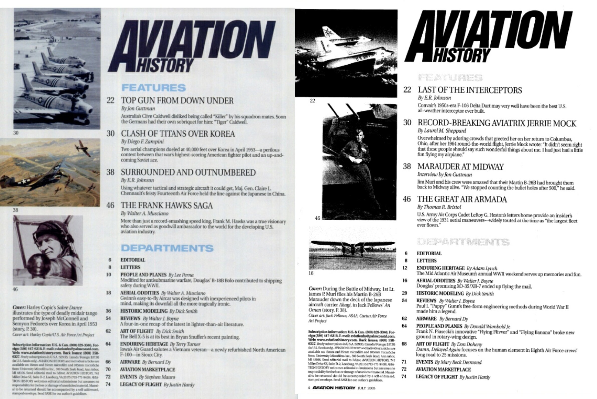 AVIATION HISTORY MAGAZINE: All 300 Pages of the 2005 Series/pdf
