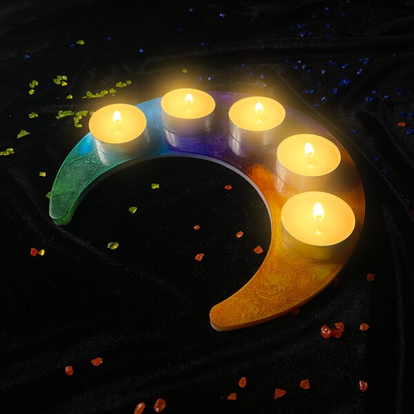 Resin Candle Holder Etsy
