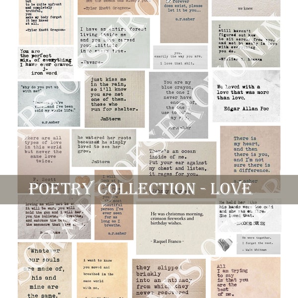 Poetry Collection "Love"