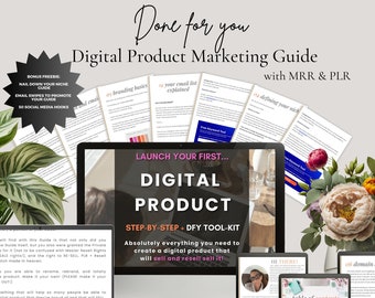 Digital Marketing Guide Done for You with Master Resell Rights (MRR) and Private Label Rights (PLR) Canva Template Digital Marketing Ebook