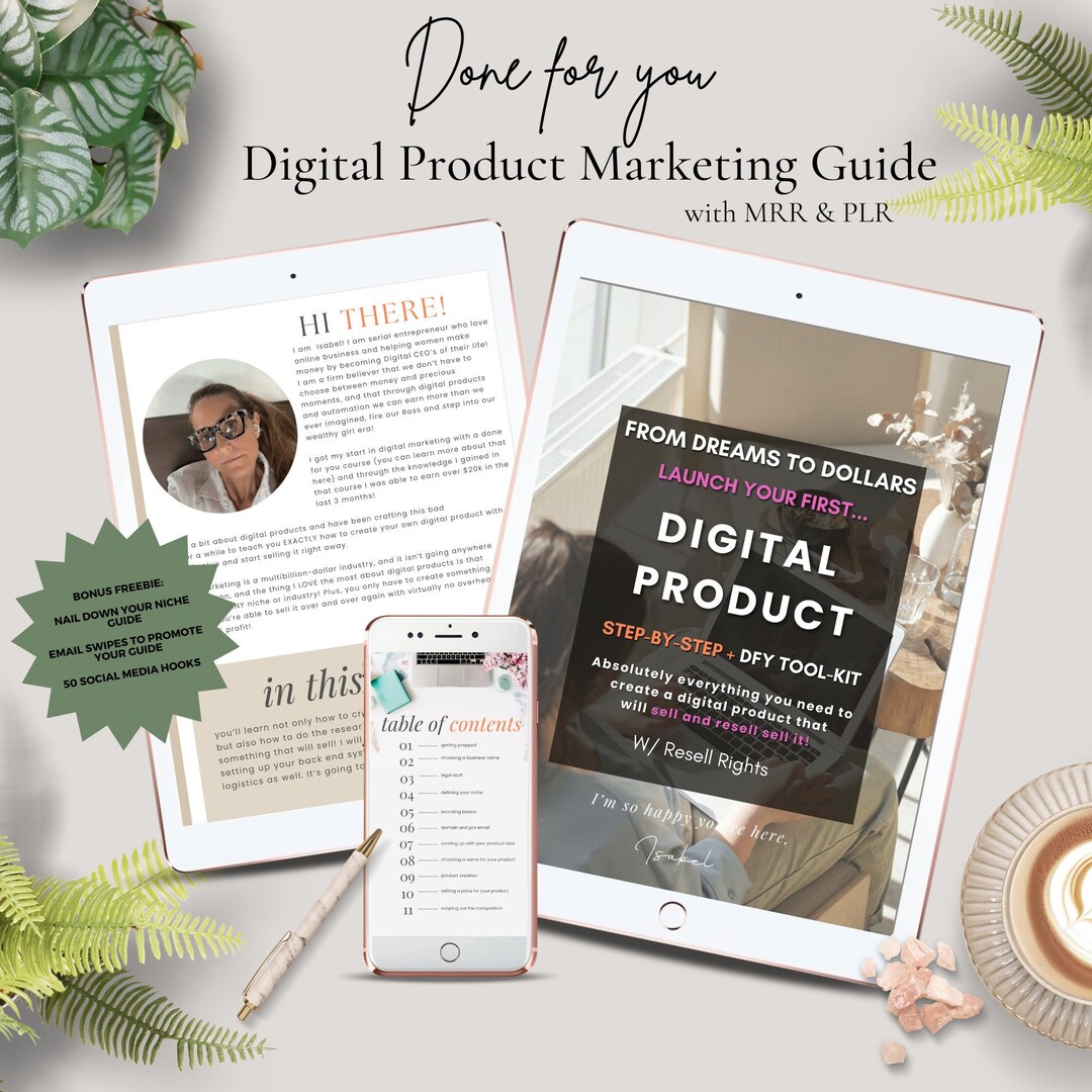 Digital Marketing Guide Done for You With Master Resell Rights (MRR ...