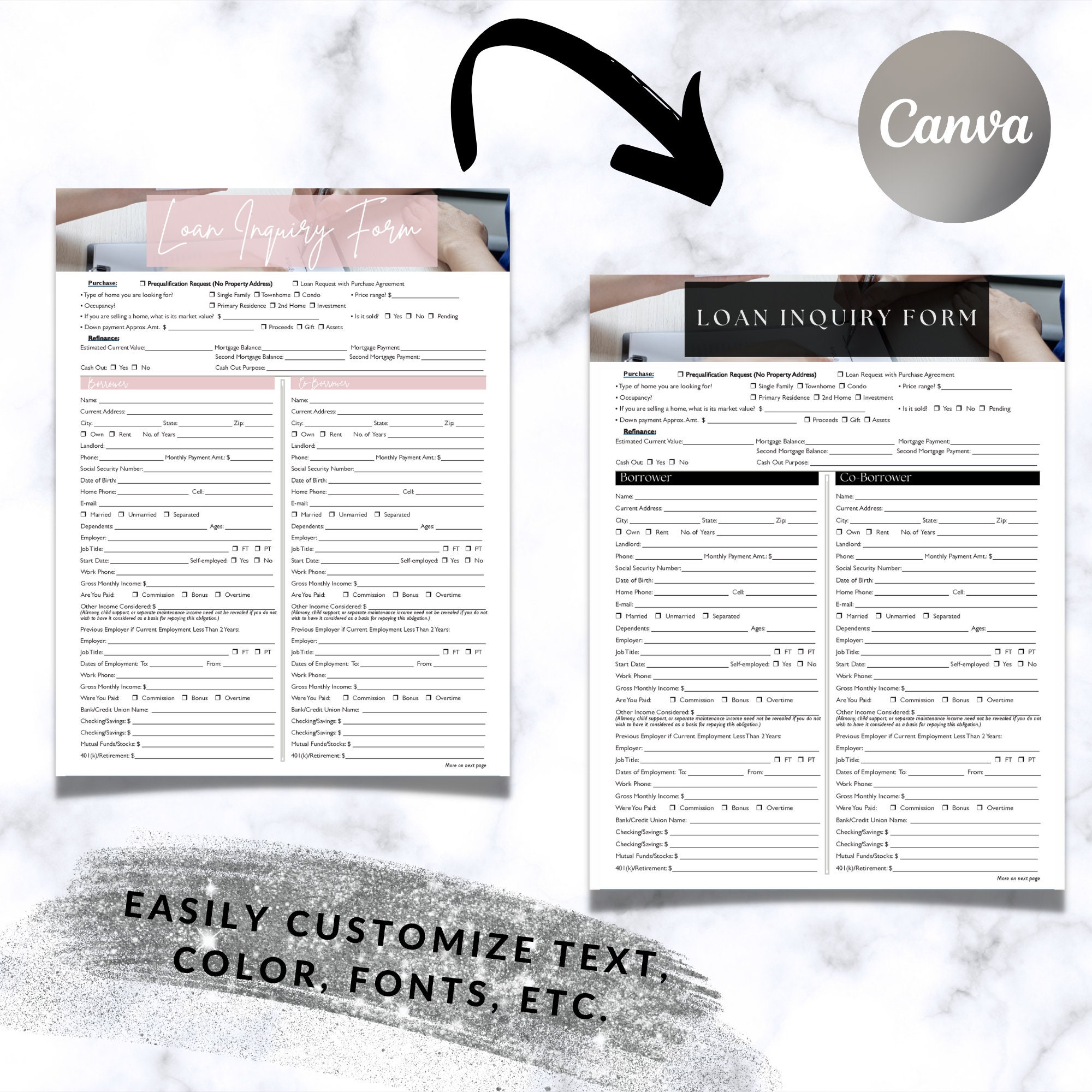 Mortgage Application Template Loan Documents Guide Loan Officer