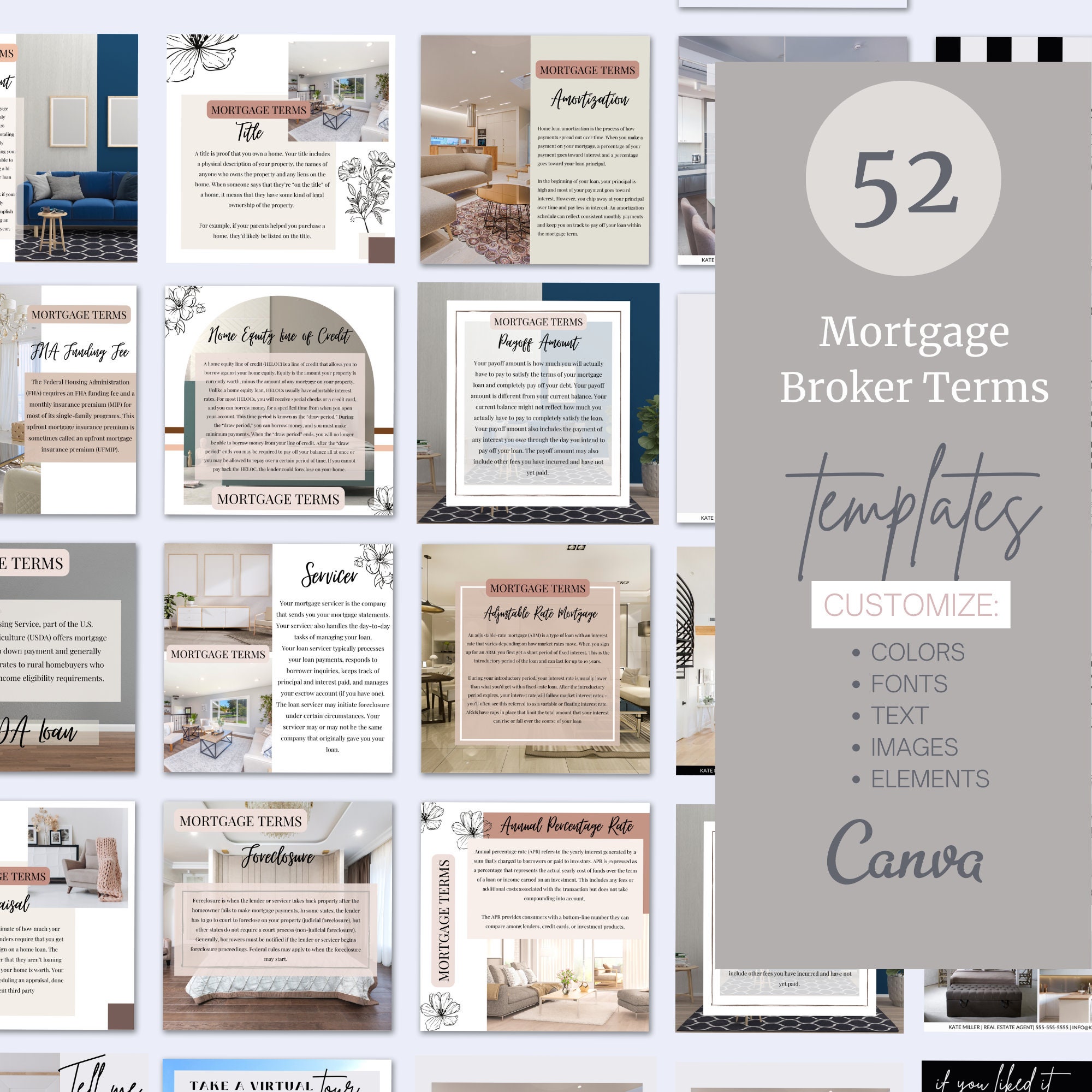 52 Mortgage Terms Vocabulary Posts Loan Officer Marketing Mortgage