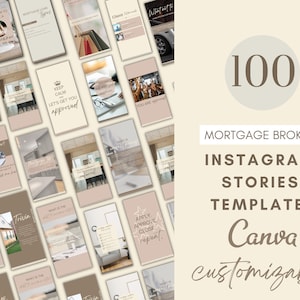 100 Mortgage Social Media Stories Loan Officer Marketing Mortgage Instagram Posts Mortgage Broker Social Media Stories Mortgage Marketing