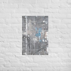 Abstract Art Poster, Modern Art Poster, Abstract Art Grey, Abstract Art Gray