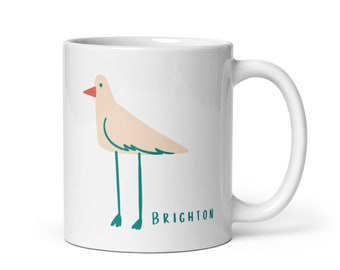 Brighton Seagull Mug