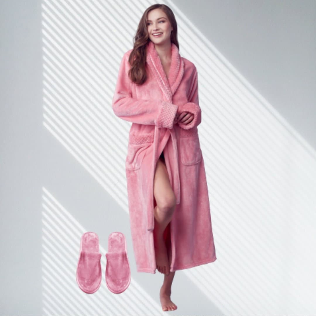 Robe and Slipper Set Women Etsy