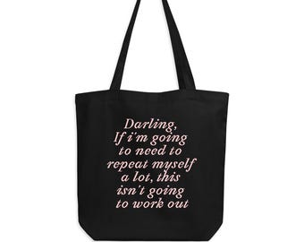 Eco Cruella Deville Quote Tote Bag