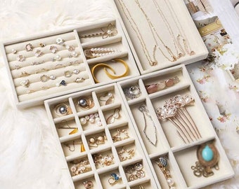 Jewellery Organizer Box/Jewellery Storage Case/Jewellery Tray/Jewellery Display/Drawer Inserts/Jewellery Inserts/ Jewellery drawer organiser