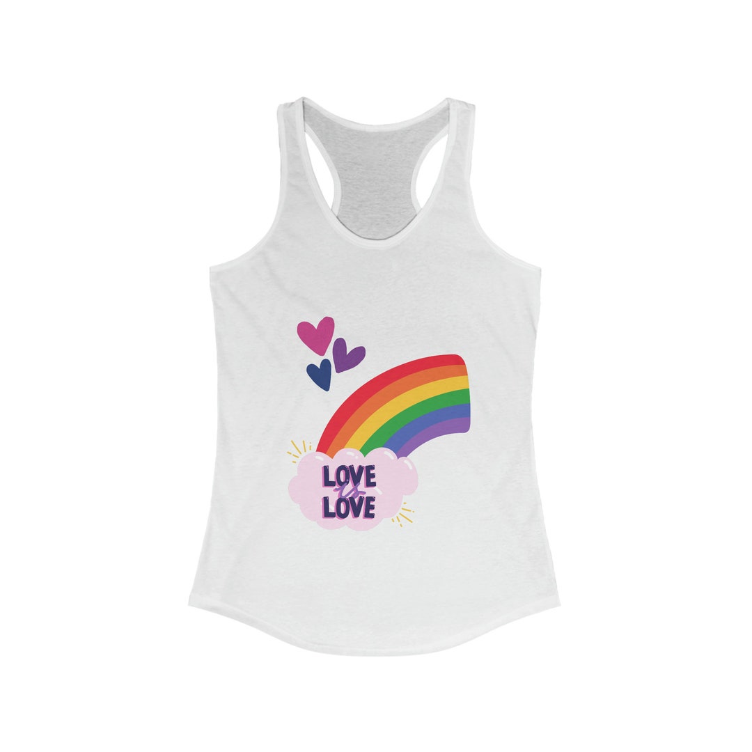 Pride in Motion Empowering LGBT Tank Tops for All Women's Etsy