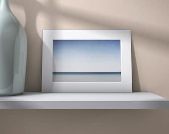 Blue Horizon 4x6 Photograph with 5x7 Matte.  Ready for framing.  Signed by the artist.