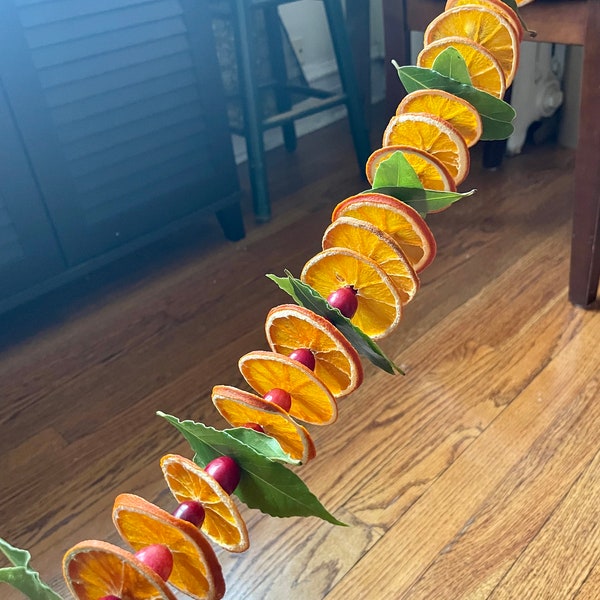 Orange and Bay Leaf Banner Etsy