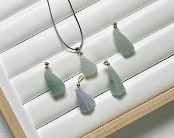 Certified Jade Pendant Necklace Natural Burmese Jadeite Authentic Grade A