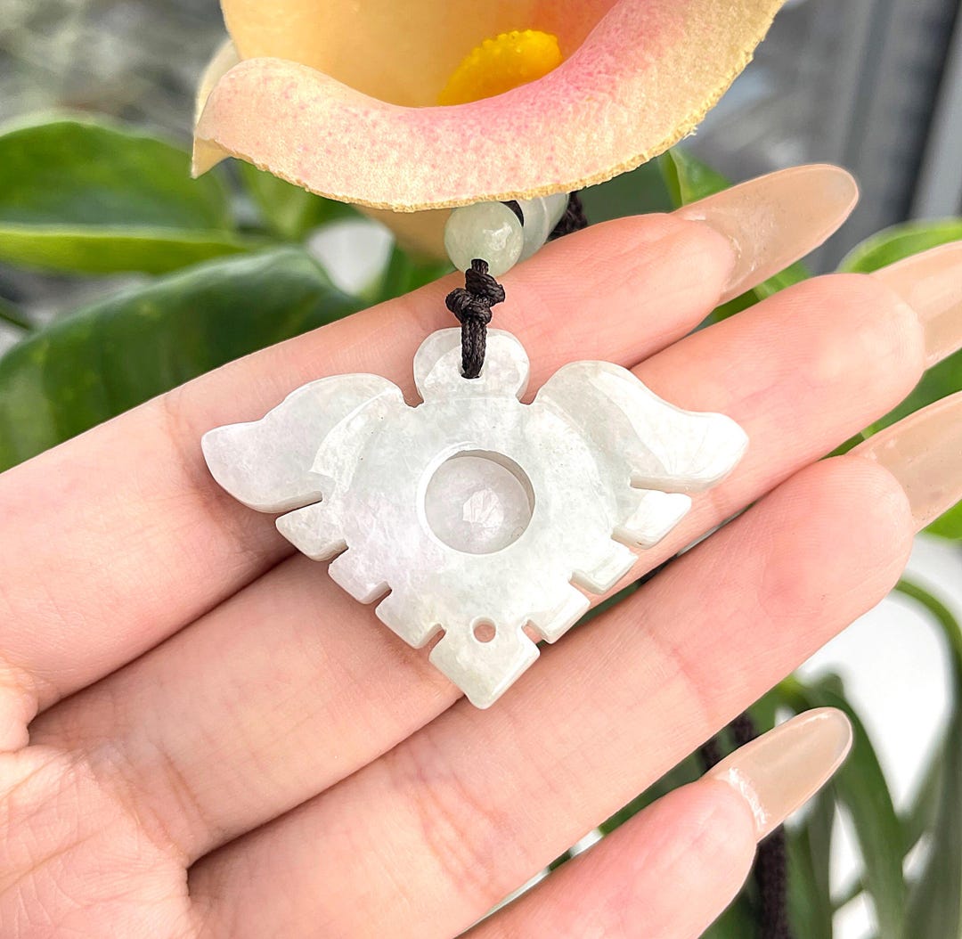 翡翠ペンダント 天然ビルマ産翡翠 本物グレードA - Etsy 日本