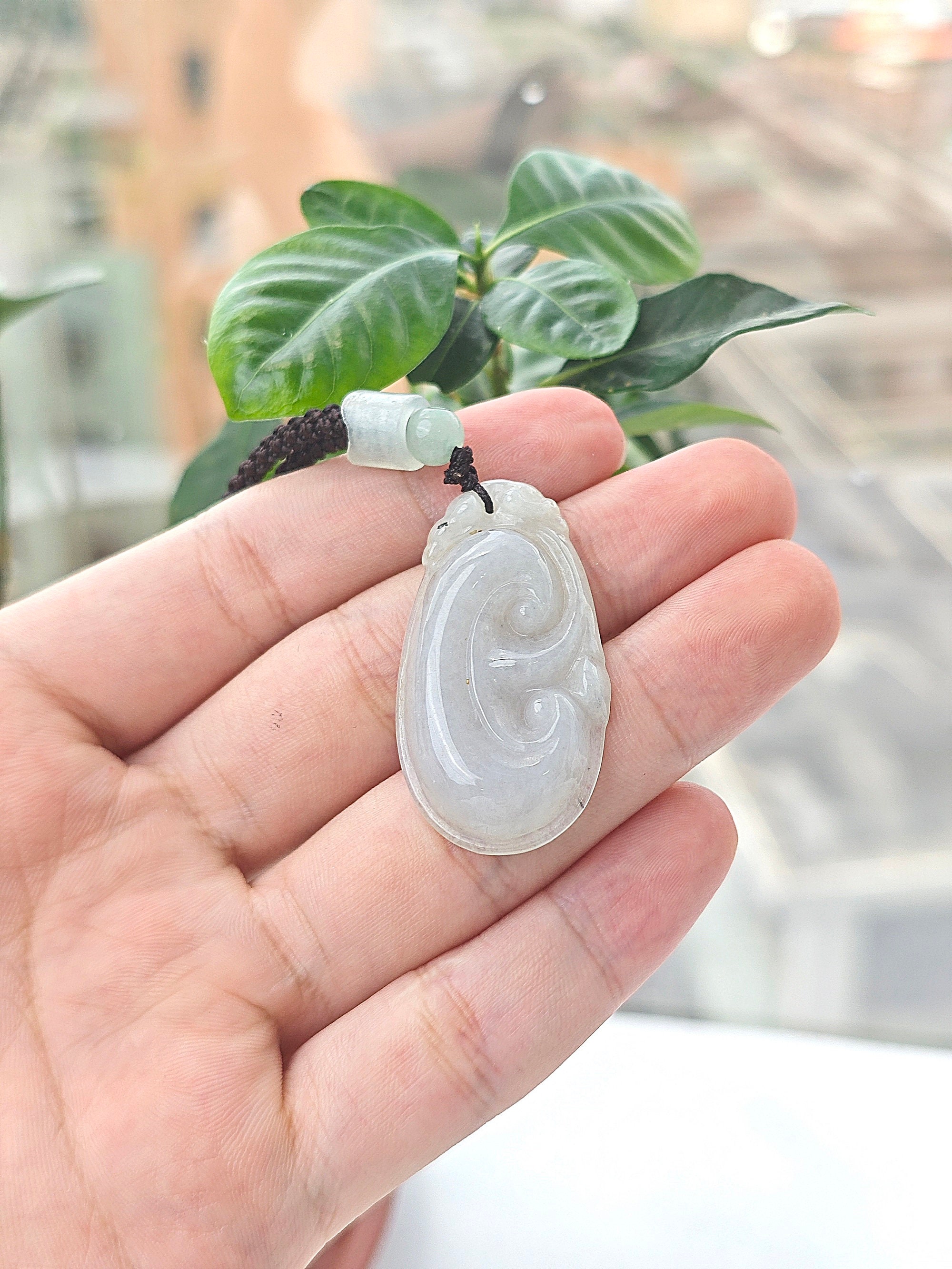 如意翡翠ペンダント 天然ビルマ産翡翠 本物 グレードA - Etsy 日本