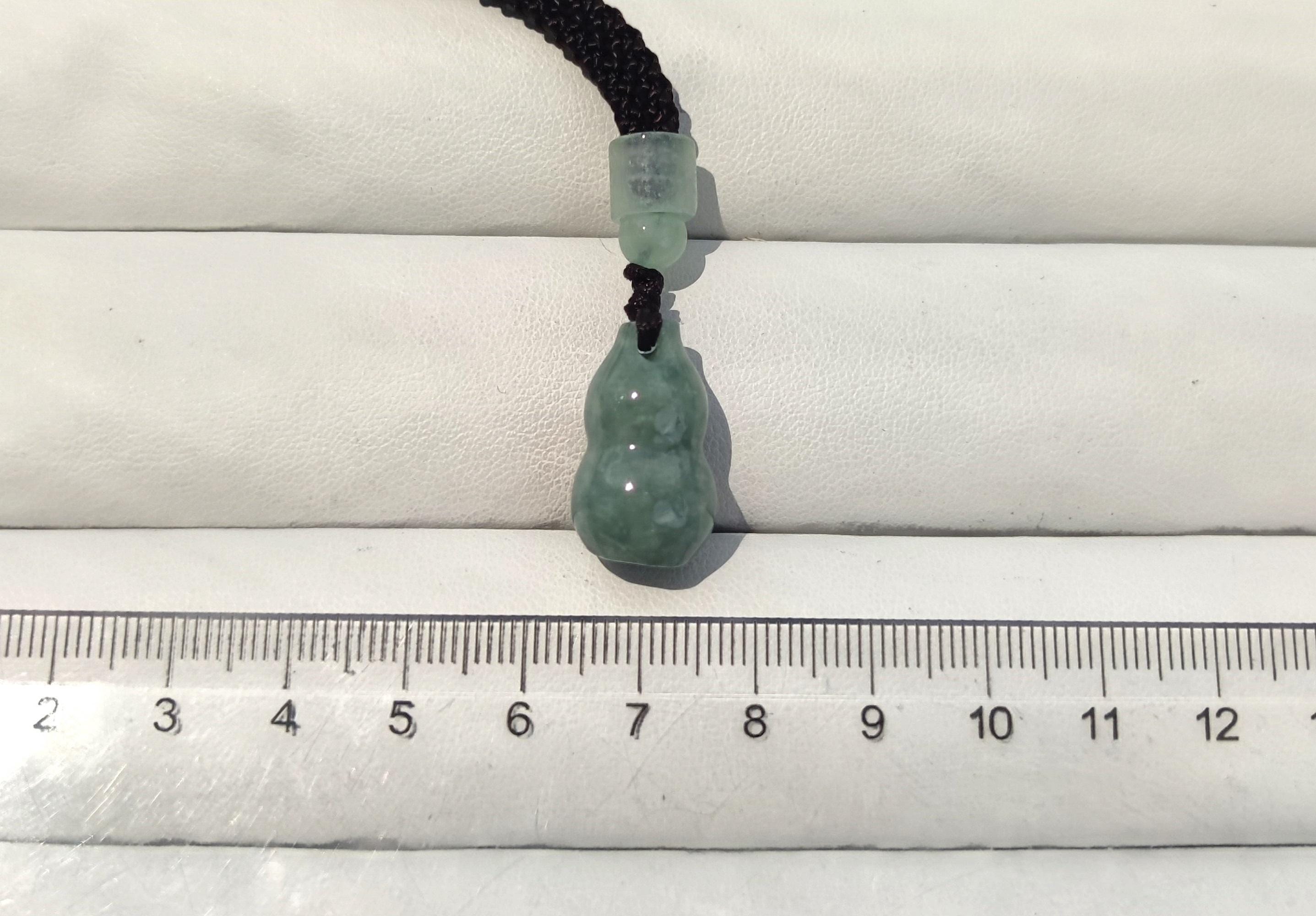 ひょうたん型翡翠ペンダント 天然ビルマ産翡翠 本物 グレードA - Etsy 日本
