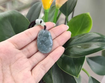 風景翡翠ペンダント 天然ビルマ翡翠 本物グレードA - Etsy 日本