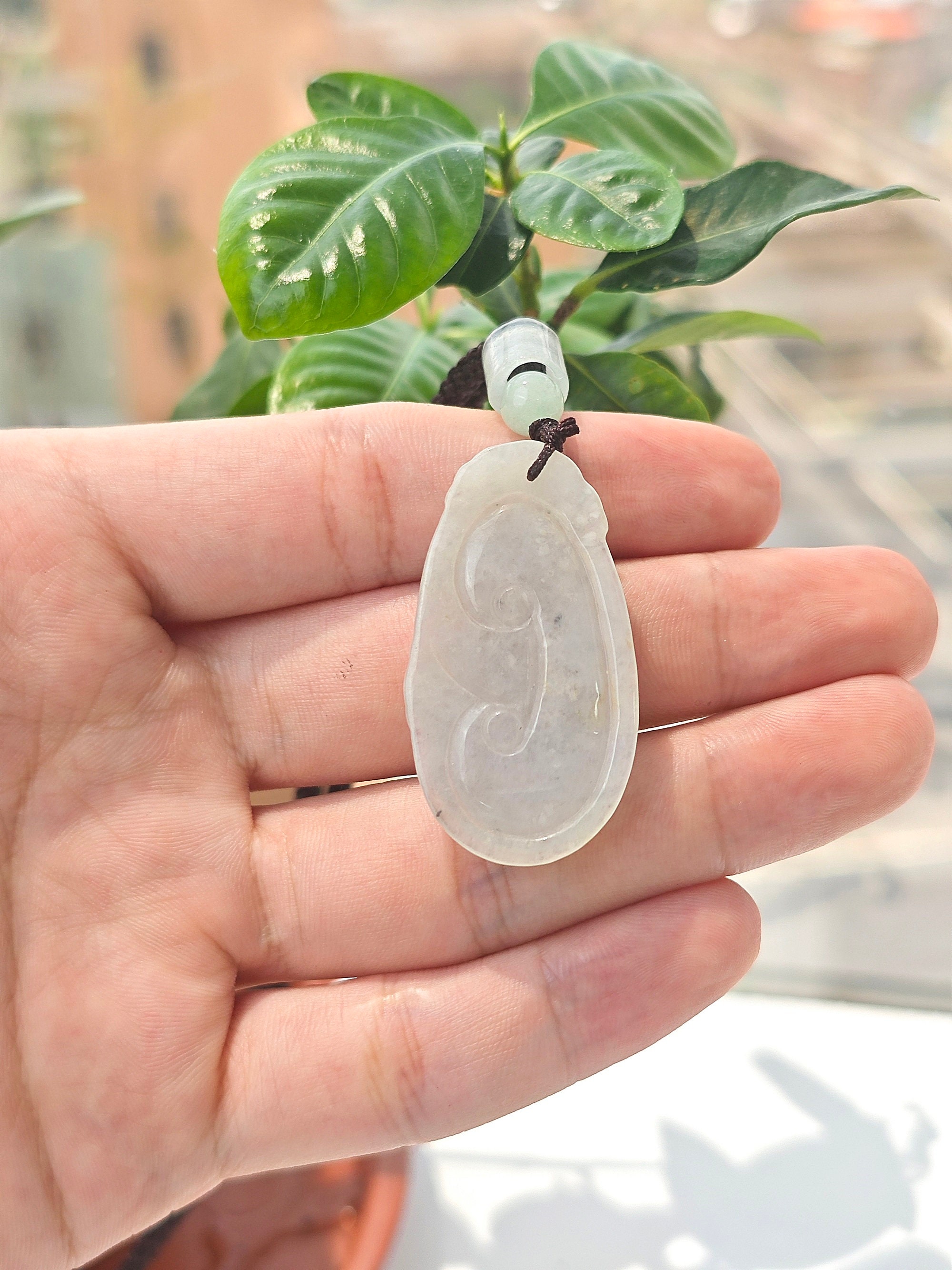 ビルマ　翡翠　ペンダント？　骨董 如意翡翠ペンダント 天然ビルマ産翡翠 本物 グレードA - Etsy 日本