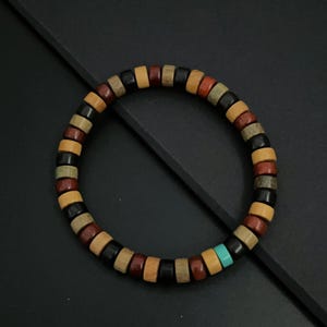 Wood Bracelet Authentic Natural Sandalwood Beaded Bracelet