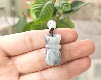 マネーバッグ翡翠ペンダント天然ビルマ翡翠本物グレードA - Etsy 日本