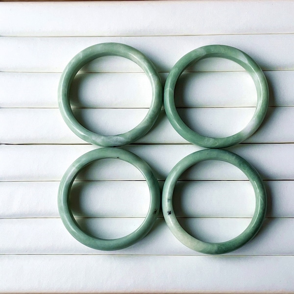 58mm-62mm Jade Bangle Natural Serpentine Authentic Grade A