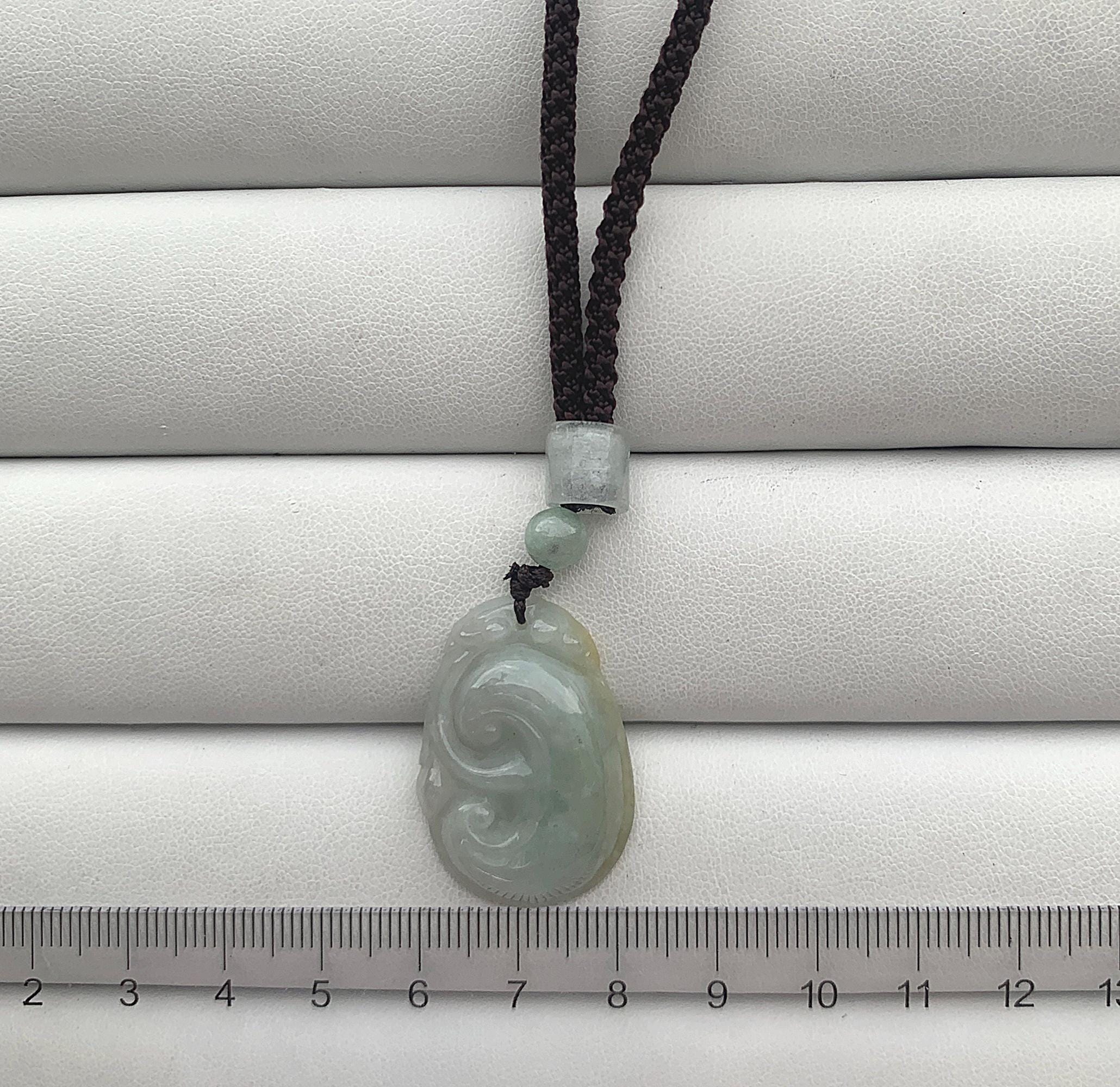 如意翡翠ペンダント 天然ビルマ産翡翠 本物 グレードA - Etsy 日本