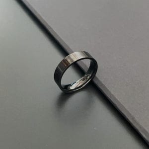 Black Steel Ring