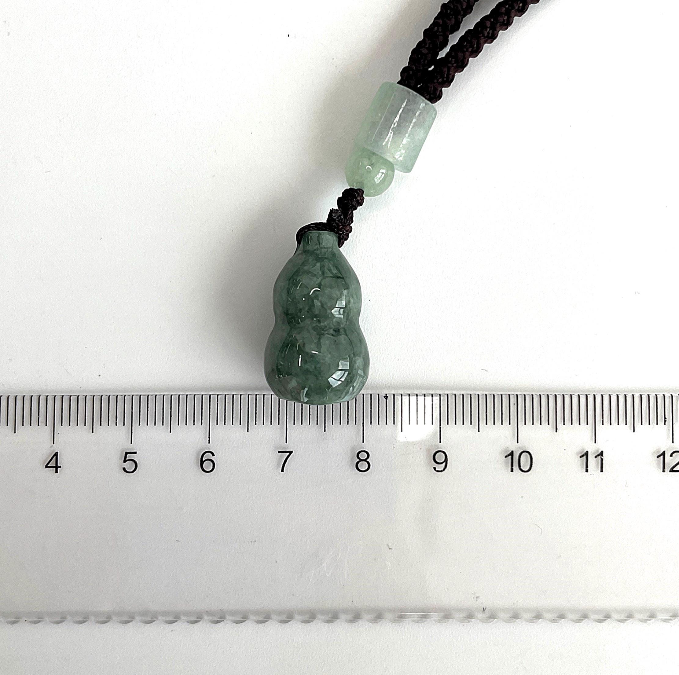ひょうたん型翡翠ペンダント 天然ビルマ産翡翠 本物 グレードA - Etsy 日本
